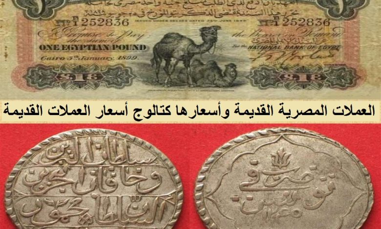 العملات المصرية القديمة وأسعارها